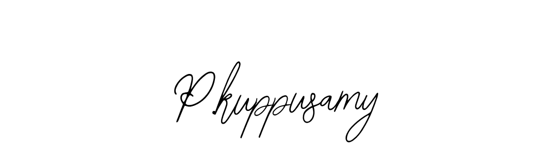 Design your own signature with our free online signature maker. With this signature software, you can create a handwritten (Bearetta-2O07w) signature for name P.kuppusamy. P.kuppusamy signature style 12 images and pictures png