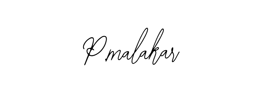 The best way (Bearetta-2O07w) to make a short signature is to pick only two or three words in your name. The name P.malakar include a total of six letters. For converting this name. P.malakar signature style 12 images and pictures png