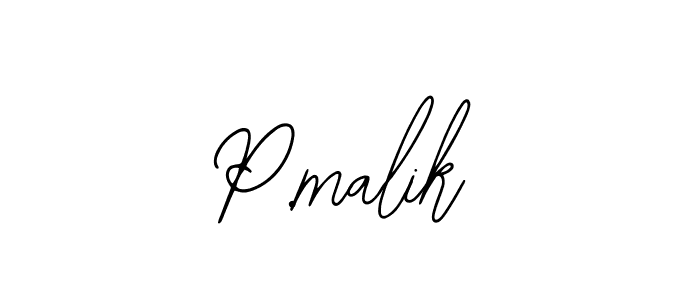 if you are searching for the best signature style for your name P.malik. so please give up your signature search. here we have designed multiple signature styles  using Bearetta-2O07w. P.malik signature style 12 images and pictures png