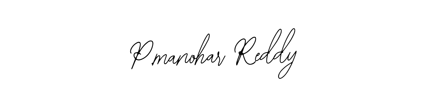 Similarly Bearetta-2O07w is the best handwritten signature design. Signature creator online .You can use it as an online autograph creator for name P.manohar Reddy. P.manohar Reddy signature style 12 images and pictures png