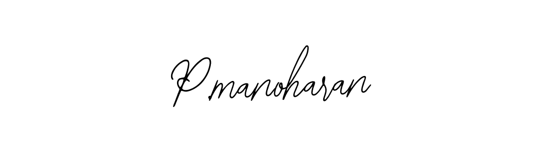 How to Draw P.manoharan signature style? Bearetta-2O07w is a latest design signature styles for name P.manoharan. P.manoharan signature style 12 images and pictures png