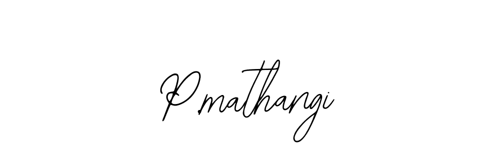 Bearetta-2O07w is a professional signature style that is perfect for those who want to add a touch of class to their signature. It is also a great choice for those who want to make their signature more unique. Get P.mathangi name to fancy signature for free. P.mathangi signature style 12 images and pictures png