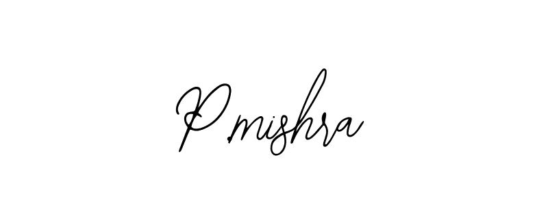 Make a beautiful signature design for name P.mishra. With this signature (Bearetta-2O07w) style, you can create a handwritten signature for free. P.mishra signature style 12 images and pictures png