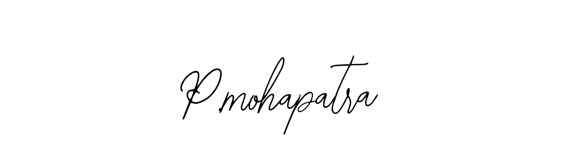 if you are searching for the best signature style for your name P.mohapatra. so please give up your signature search. here we have designed multiple signature styles  using Bearetta-2O07w. P.mohapatra signature style 12 images and pictures png