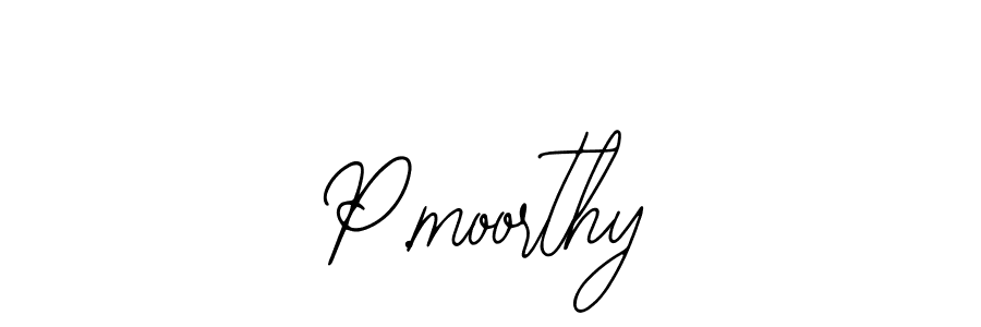 Make a beautiful signature design for name P.moorthy. Use this online signature maker to create a handwritten signature for free. P.moorthy signature style 12 images and pictures png