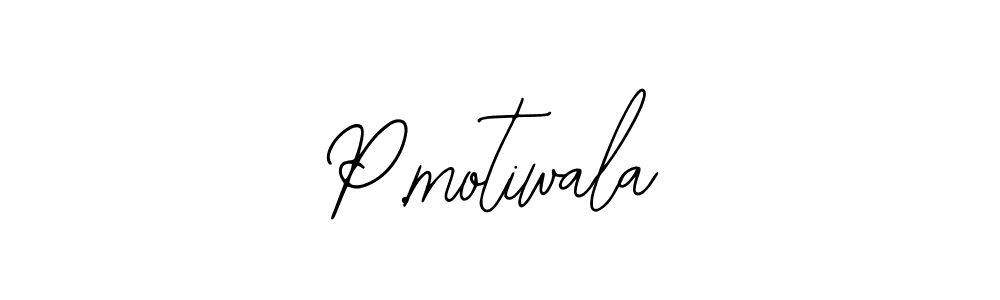 Make a beautiful signature design for name P.motiwala. Use this online signature maker to create a handwritten signature for free. P.motiwala signature style 12 images and pictures png