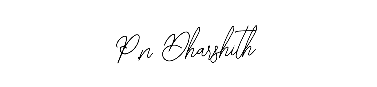 How to make P.n Dharshith signature? Bearetta-2O07w is a professional autograph style. Create handwritten signature for P.n Dharshith name. P.n Dharshith signature style 12 images and pictures png