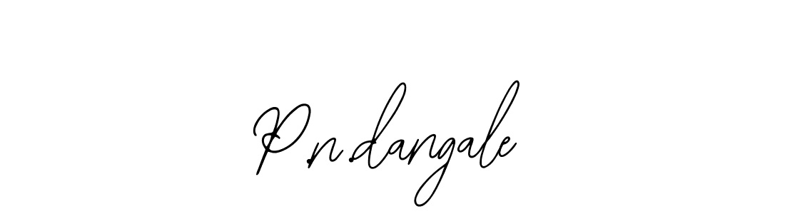 Make a beautiful signature design for name P.n.dangale. With this signature (Bearetta-2O07w) style, you can create a handwritten signature for free. P.n.dangale signature style 12 images and pictures png