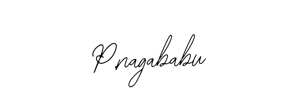 Use a signature maker to create a handwritten signature online. With this signature software, you can design (Bearetta-2O07w) your own signature for name P.nagababu. P.nagababu signature style 12 images and pictures png