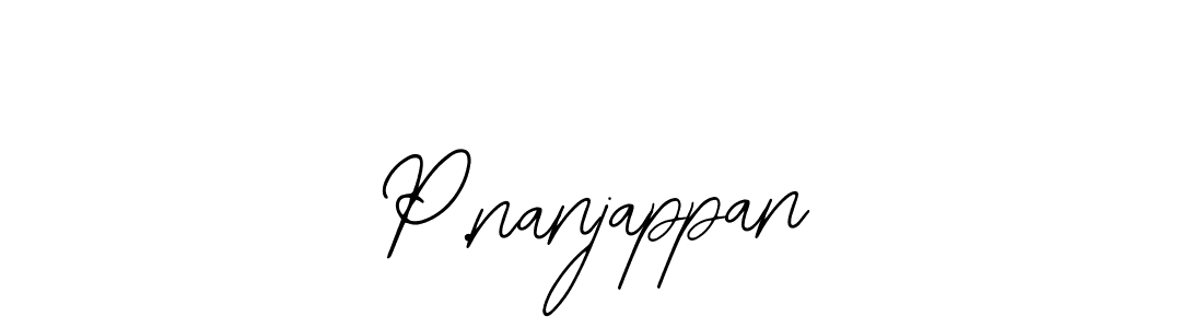 P.nanjappan stylish signature style. Best Handwritten Sign (Bearetta-2O07w) for my name. Handwritten Signature Collection Ideas for my name P.nanjappan. P.nanjappan signature style 12 images and pictures png