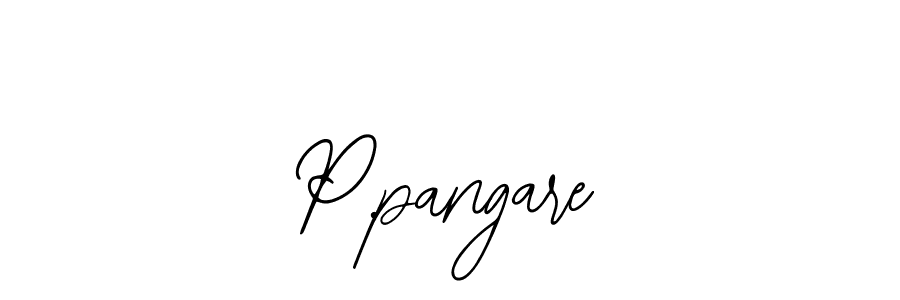 Use a signature maker to create a handwritten signature online. With this signature software, you can design (Bearetta-2O07w) your own signature for name P.pangare. P.pangare signature style 12 images and pictures png