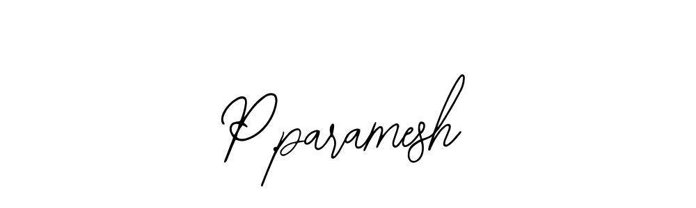 It looks lik you need a new signature style for name P.paramesh. Design unique handwritten (Bearetta-2O07w) signature with our free signature maker in just a few clicks. P.paramesh signature style 12 images and pictures png