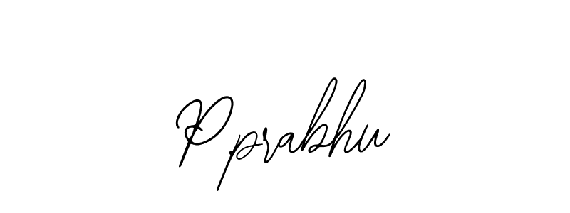 Make a beautiful signature design for name P.prabhu. Use this online signature maker to create a handwritten signature for free. P.prabhu signature style 12 images and pictures png