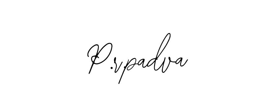 P.r.padva stylish signature style. Best Handwritten Sign (Bearetta-2O07w) for my name. Handwritten Signature Collection Ideas for my name P.r.padva. P.r.padva signature style 12 images and pictures png