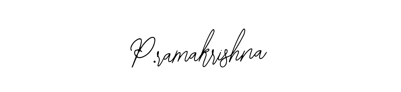Make a beautiful signature design for name P.ramakrishna. Use this online signature maker to create a handwritten signature for free. P.ramakrishna signature style 12 images and pictures png