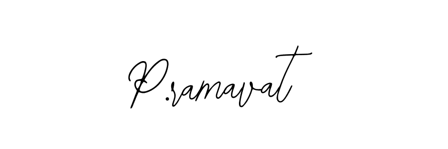 Create a beautiful signature design for name P.ramavat. With this signature (Bearetta-2O07w) fonts, you can make a handwritten signature for free. P.ramavat signature style 12 images and pictures png