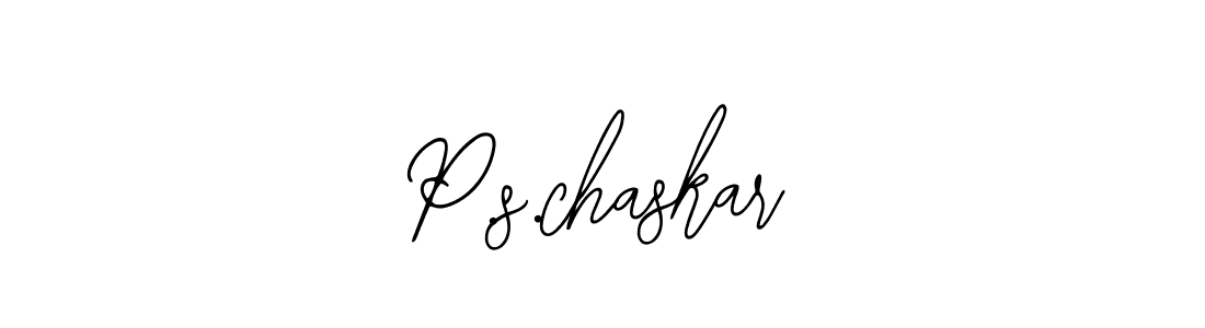 Make a beautiful signature design for name P.s.chaskar. Use this online signature maker to create a handwritten signature for free. P.s.chaskar signature style 12 images and pictures png