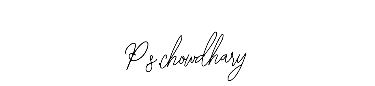 This is the best signature style for the P.s.chowdhary name. Also you like these signature font (Bearetta-2O07w). Mix name signature. P.s.chowdhary signature style 12 images and pictures png