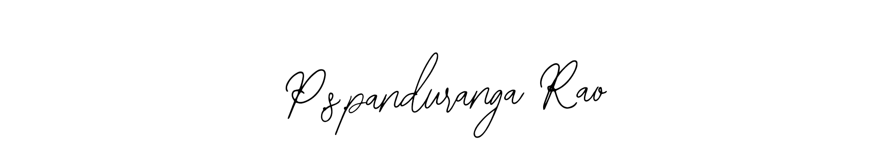 if you are searching for the best signature style for your name P.s.panduranga Rao. so please give up your signature search. here we have designed multiple signature styles  using Bearetta-2O07w. P.s.panduranga Rao signature style 12 images and pictures png