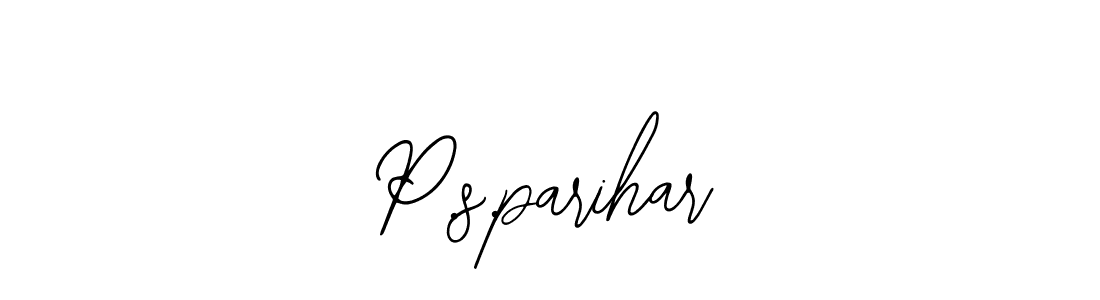 How to Draw P.s.parihar signature style? Bearetta-2O07w is a latest design signature styles for name P.s.parihar. P.s.parihar signature style 12 images and pictures png