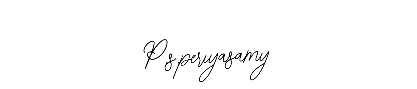 if you are searching for the best signature style for your name P.s.periyasamy. so please give up your signature search. here we have designed multiple signature styles  using Bearetta-2O07w. P.s.periyasamy signature style 12 images and pictures png