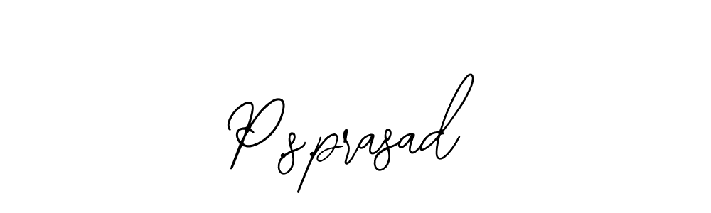 P.s.prasad stylish signature style. Best Handwritten Sign (Bearetta-2O07w) for my name. Handwritten Signature Collection Ideas for my name P.s.prasad. P.s.prasad signature style 12 images and pictures png