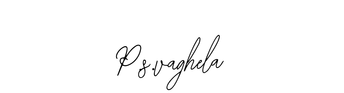 if you are searching for the best signature style for your name P.s.vaghela. so please give up your signature search. here we have designed multiple signature styles  using Bearetta-2O07w. P.s.vaghela signature style 12 images and pictures png