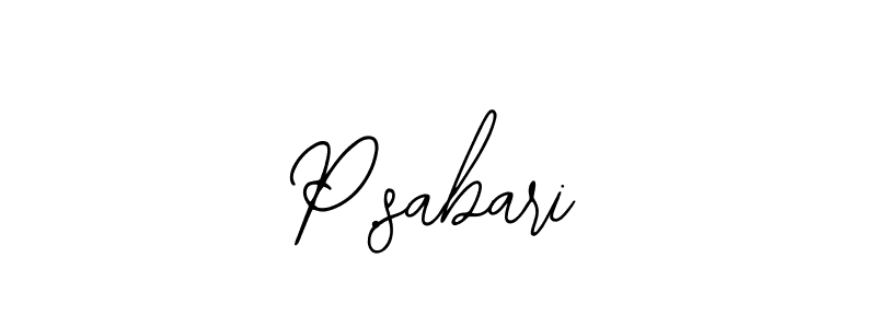 How to Draw P.sabari signature style? Bearetta-2O07w is a latest design signature styles for name P.sabari. P.sabari signature style 12 images and pictures png