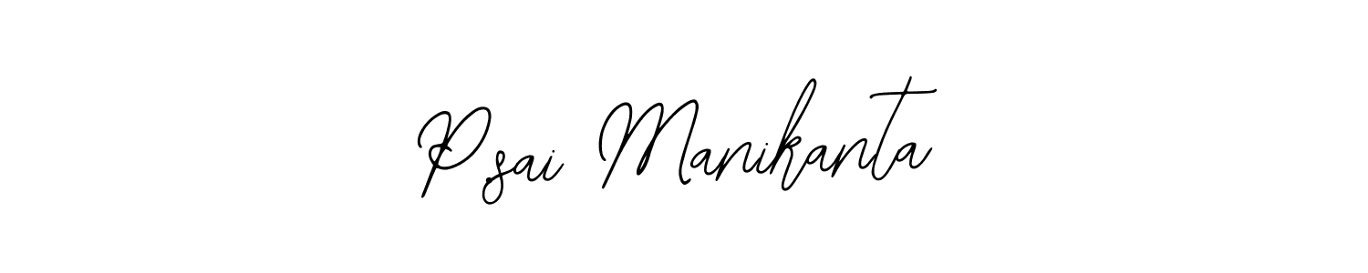 The best way (Bearetta-2O07w) to make a short signature is to pick only two or three words in your name. The name P.sai Manikanta include a total of six letters. For converting this name. P.sai Manikanta signature style 12 images and pictures png