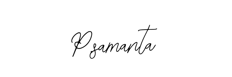 Once you've used our free online signature maker to create your best signature Bearetta-2O07w style, it's time to enjoy all of the benefits that P.samanta name signing documents. P.samanta signature style 12 images and pictures png