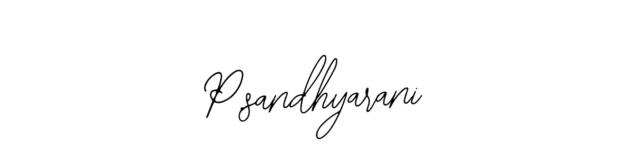 How to Draw P.sandhyarani signature style? Bearetta-2O07w is a latest design signature styles for name P.sandhyarani. P.sandhyarani signature style 12 images and pictures png