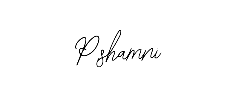 Best and Professional Signature Style for P.shamni. Bearetta-2O07w Best Signature Style Collection. P.shamni signature style 12 images and pictures png