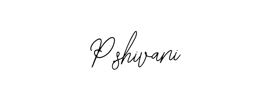 Make a beautiful signature design for name P.shivani. With this signature (Bearetta-2O07w) style, you can create a handwritten signature for free. P.shivani signature style 12 images and pictures png