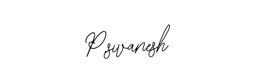 Create a beautiful signature design for name P.sivanesh. With this signature (Bearetta-2O07w) fonts, you can make a handwritten signature for free. P.sivanesh signature style 12 images and pictures png