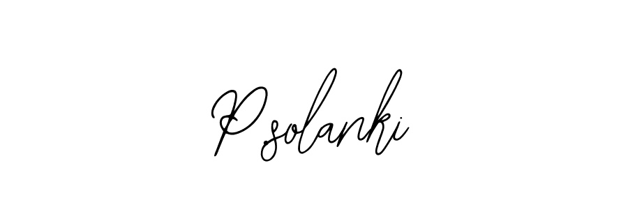 Best and Professional Signature Style for P.solanki. Bearetta-2O07w Best Signature Style Collection. P.solanki signature style 12 images and pictures png