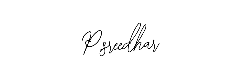 if you are searching for the best signature style for your name P.sreedhar. so please give up your signature search. here we have designed multiple signature styles  using Bearetta-2O07w. P.sreedhar signature style 12 images and pictures png