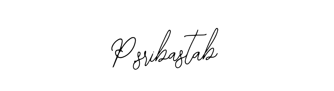 Also we have P.sribastab name is the best signature style. Create professional handwritten signature collection using Bearetta-2O07w autograph style. P.sribastab signature style 12 images and pictures png