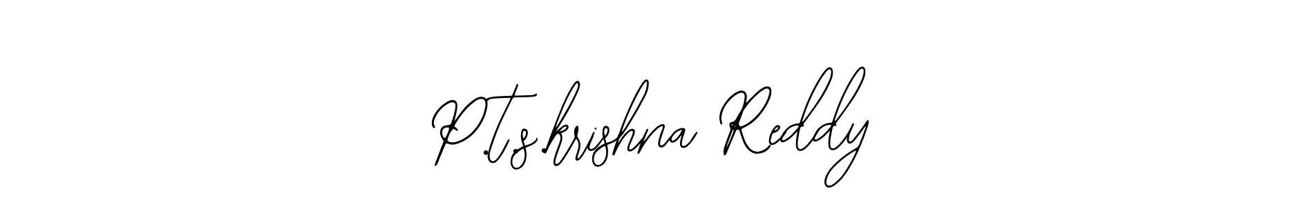 Make a short P.t.s.krishna Reddy signature style. Manage your documents anywhere anytime using Bearetta-2O07w. Create and add eSignatures, submit forms, share and send files easily. P.t.s.krishna Reddy signature style 12 images and pictures png