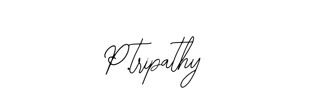 if you are searching for the best signature style for your name P.tripathy. so please give up your signature search. here we have designed multiple signature styles  using Bearetta-2O07w. P.tripathy signature style 12 images and pictures png