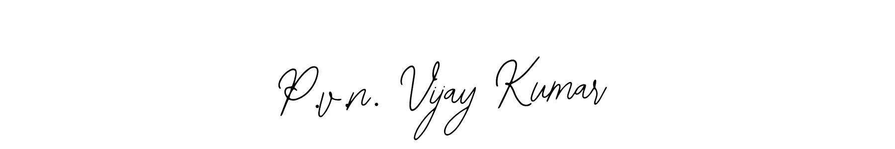 It looks lik you need a new signature style for name P.v.n. Vijay Kumar. Design unique handwritten (Bearetta-2O07w) signature with our free signature maker in just a few clicks. P.v.n. Vijay Kumar signature style 12 images and pictures png