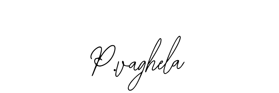 Best and Professional Signature Style for P.vaghela. Bearetta-2O07w Best Signature Style Collection. P.vaghela signature style 12 images and pictures png