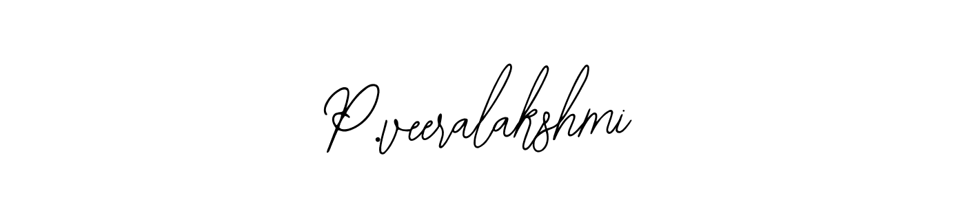 Similarly Bearetta-2O07w is the best handwritten signature design. Signature creator online .You can use it as an online autograph creator for name P.veeralakshmi. P.veeralakshmi signature style 12 images and pictures png