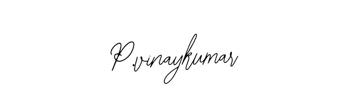 Create a beautiful signature design for name P.vinaykumar. With this signature (Bearetta-2O07w) fonts, you can make a handwritten signature for free. P.vinaykumar signature style 12 images and pictures png