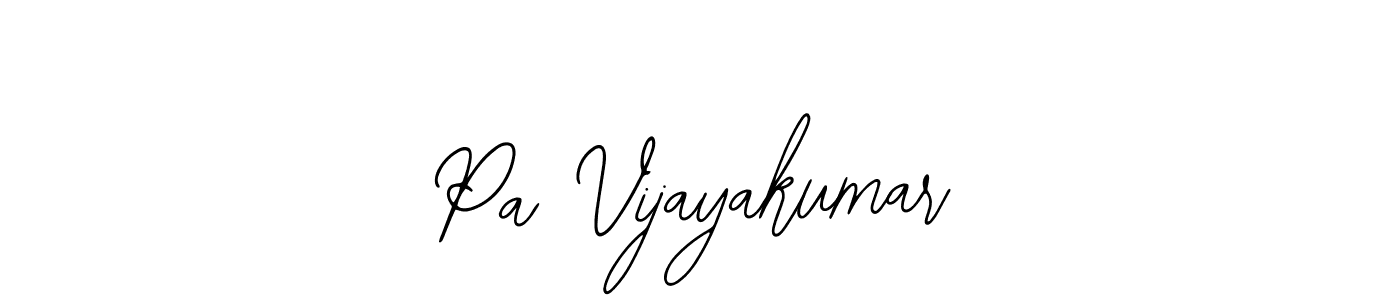 You should practise on your own different ways (Bearetta-2O07w) to write your name (Pa Vijayakumar) in signature. don't let someone else do it for you. Pa Vijayakumar signature style 12 images and pictures png