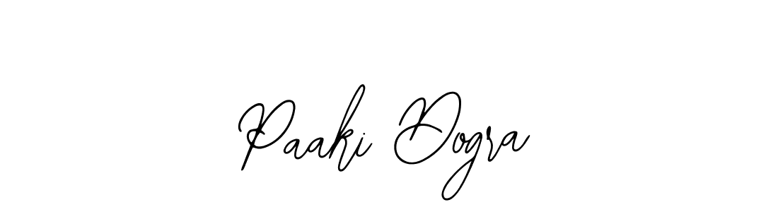 Paaki Dogra stylish signature style. Best Handwritten Sign (Bearetta-2O07w) for my name. Handwritten Signature Collection Ideas for my name Paaki Dogra. Paaki Dogra signature style 12 images and pictures png