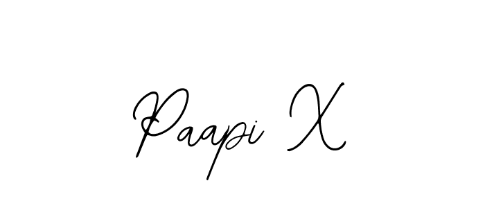 Make a beautiful signature design for name Paapi X. With this signature (Bearetta-2O07w) style, you can create a handwritten signature for free. Paapi X signature style 12 images and pictures png