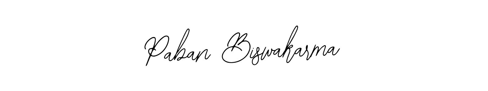 Make a beautiful signature design for name Paban Biswakarma. With this signature (Bearetta-2O07w) style, you can create a handwritten signature for free. Paban Biswakarma signature style 12 images and pictures png