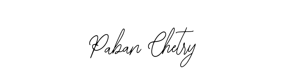 Make a beautiful signature design for name Paban Chetry. Use this online signature maker to create a handwritten signature for free. Paban Chetry signature style 12 images and pictures png