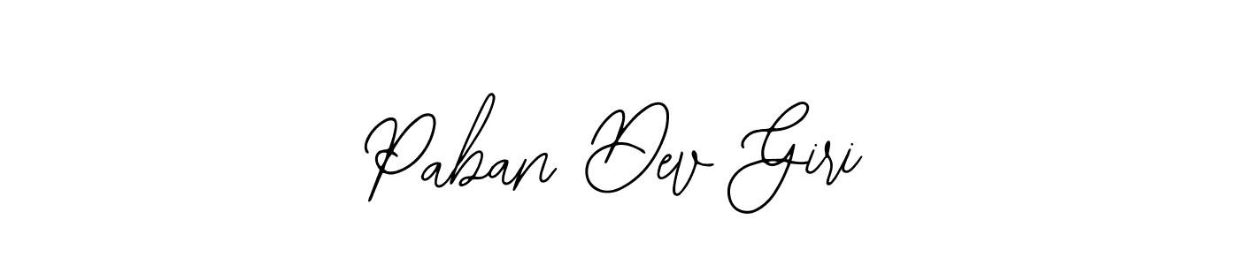Design your own signature with our free online signature maker. With this signature software, you can create a handwritten (Bearetta-2O07w) signature for name Paban Dev Giri. Paban Dev Giri signature style 12 images and pictures png