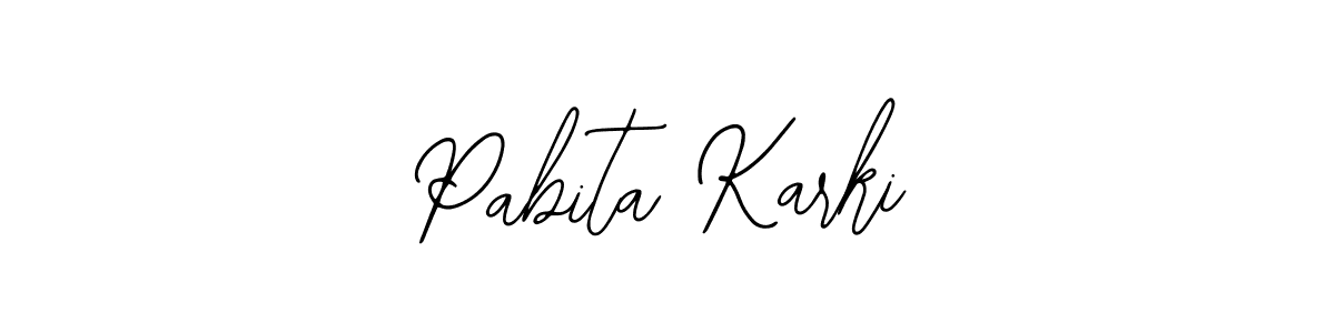 Also we have Pabita Karki name is the best signature style. Create professional handwritten signature collection using Bearetta-2O07w autograph style. Pabita Karki signature style 12 images and pictures png